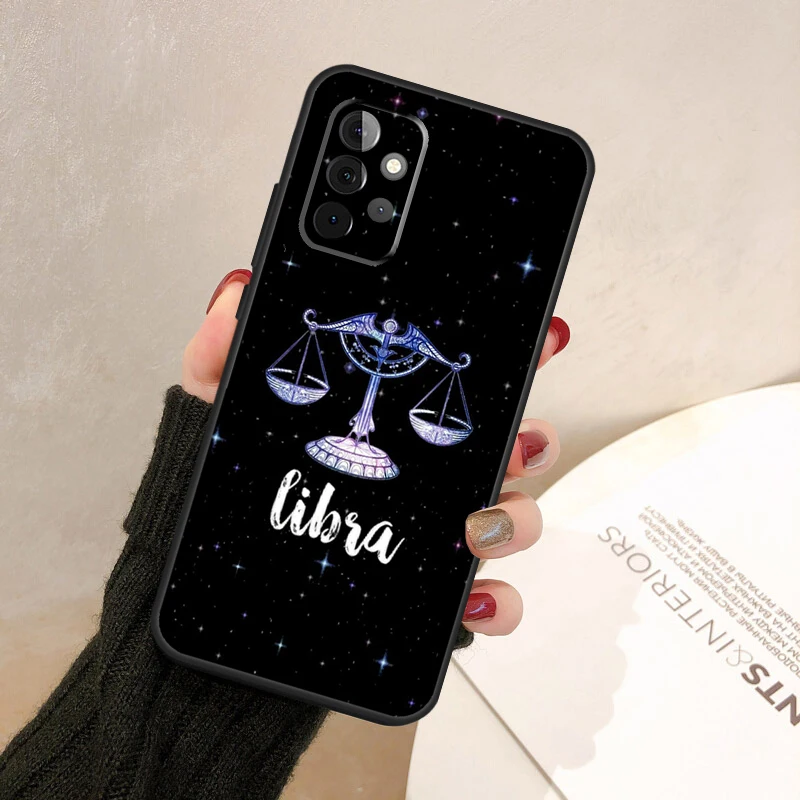 Zodiac Libra Balance Case For Samsung Galaxy A14 A34 A54 A23 A13 A33 A53 A73 A51 A71 A12 A22 A52 A32 Cover