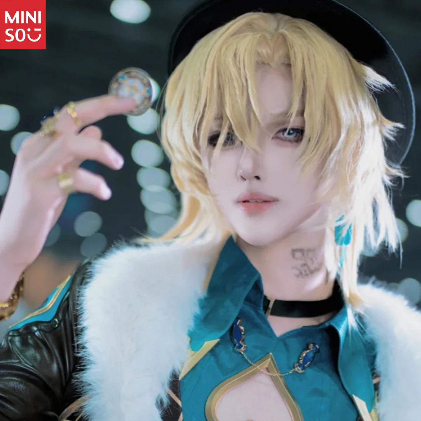 

Песочно-золотой парик для косплея для Honkai Star Rail - молодежный бойфренский стиль с реалистичной прической в виде волчьего хвоста, откидная прическа, парик на всю голову