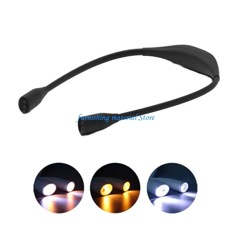 Y5GD Multipurpose Neck Lamp Portable for Reading Camping Eye Rechargeable