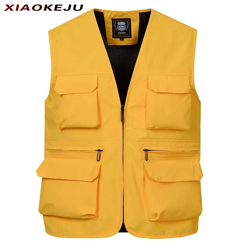 

Clothing Denim Jacket Men's Luxury Work Man Vest Summer Mesh Motorcyclist Sleeveless Hunting Men Mantel Waterproof Custom Made