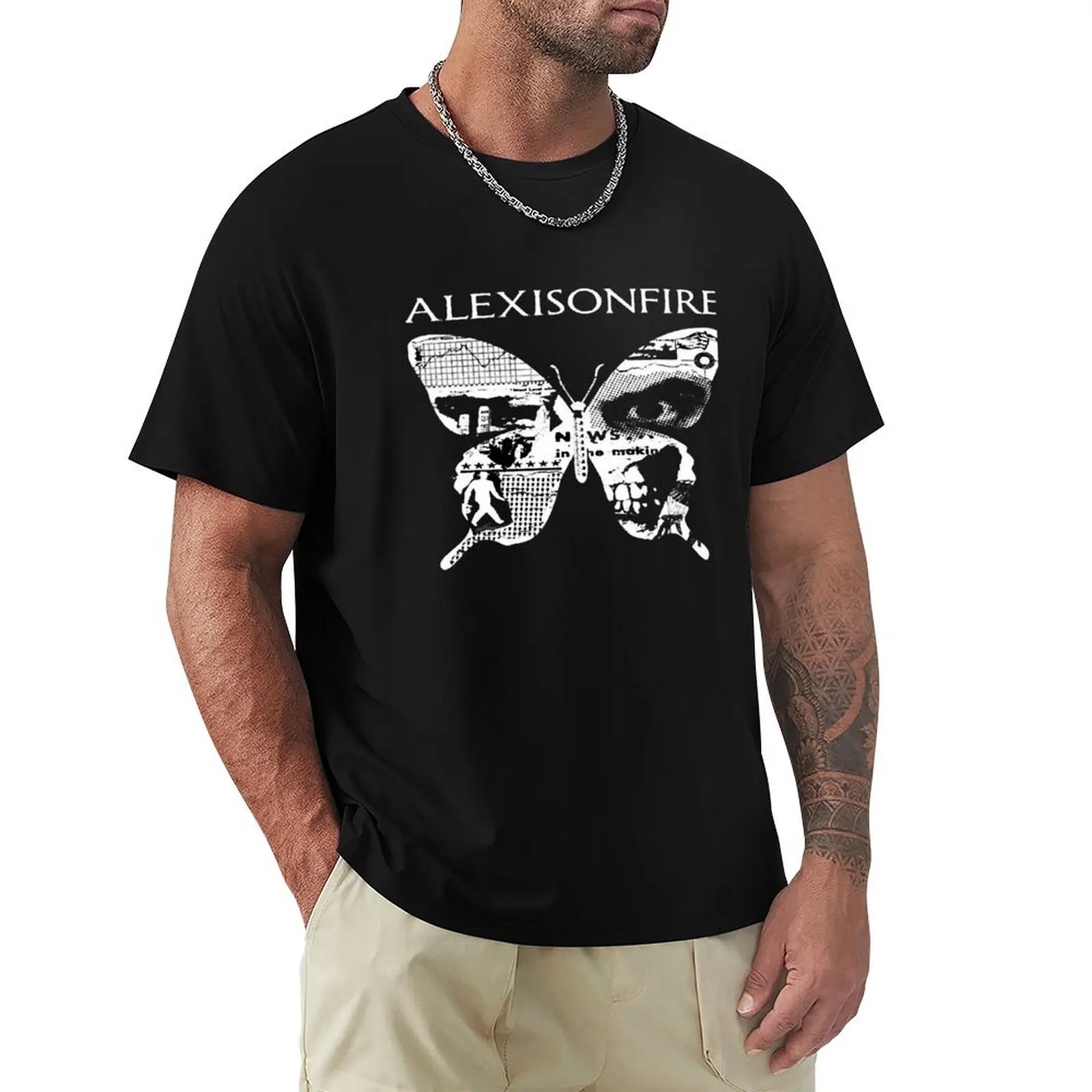 Attract Attention Most Loved Music Alexisonfire Classic Fans T-Shirt Casual Basic Short Sleeve T-Shirt