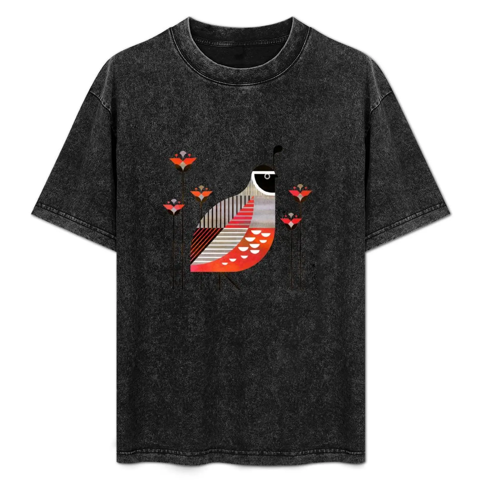 

California Quail T-Shirt Short sleeve tee Aesthetic clothing t shirts for men