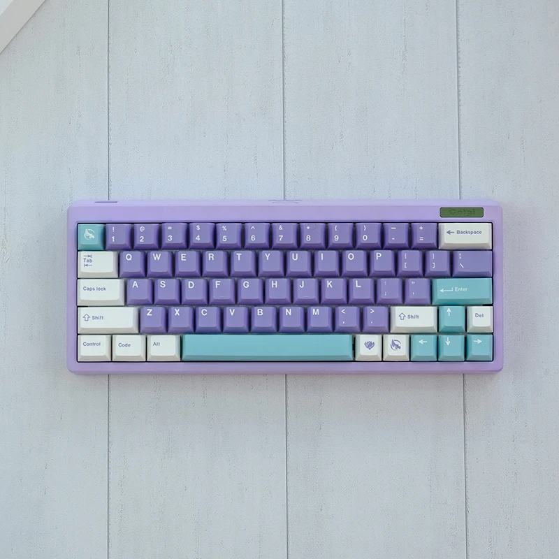 129 Keys Magnolia Keycaps Dye Sublimation cherry profile Mechanical Keyboard PBT Keycaps with 1.75U 2U Shift For MX Switch