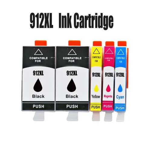 Per cartuccia d'inchiostro HP 912 912XL per stampante hp OfficeJet 8020 8022 8023 8024 8025 8026 8028 8010 8012 8013 8014 8015 8017 8018