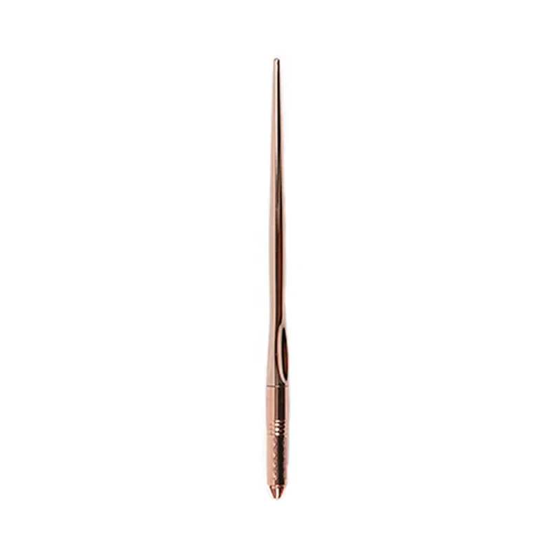 1Pc Antislip Metalen Legering Handmatige Tattoo Pen Microblading Permanente Make-Up Wenkbrauw Eyeliner Lippen Voor Ronde/Licht zuurstof Naalden