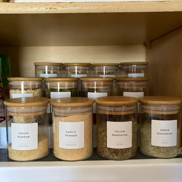 10 Custom Labels for Storage Jars Minimalist Pantry Labels for Kitchen Organization Personalization Spice Labels Home Organizer