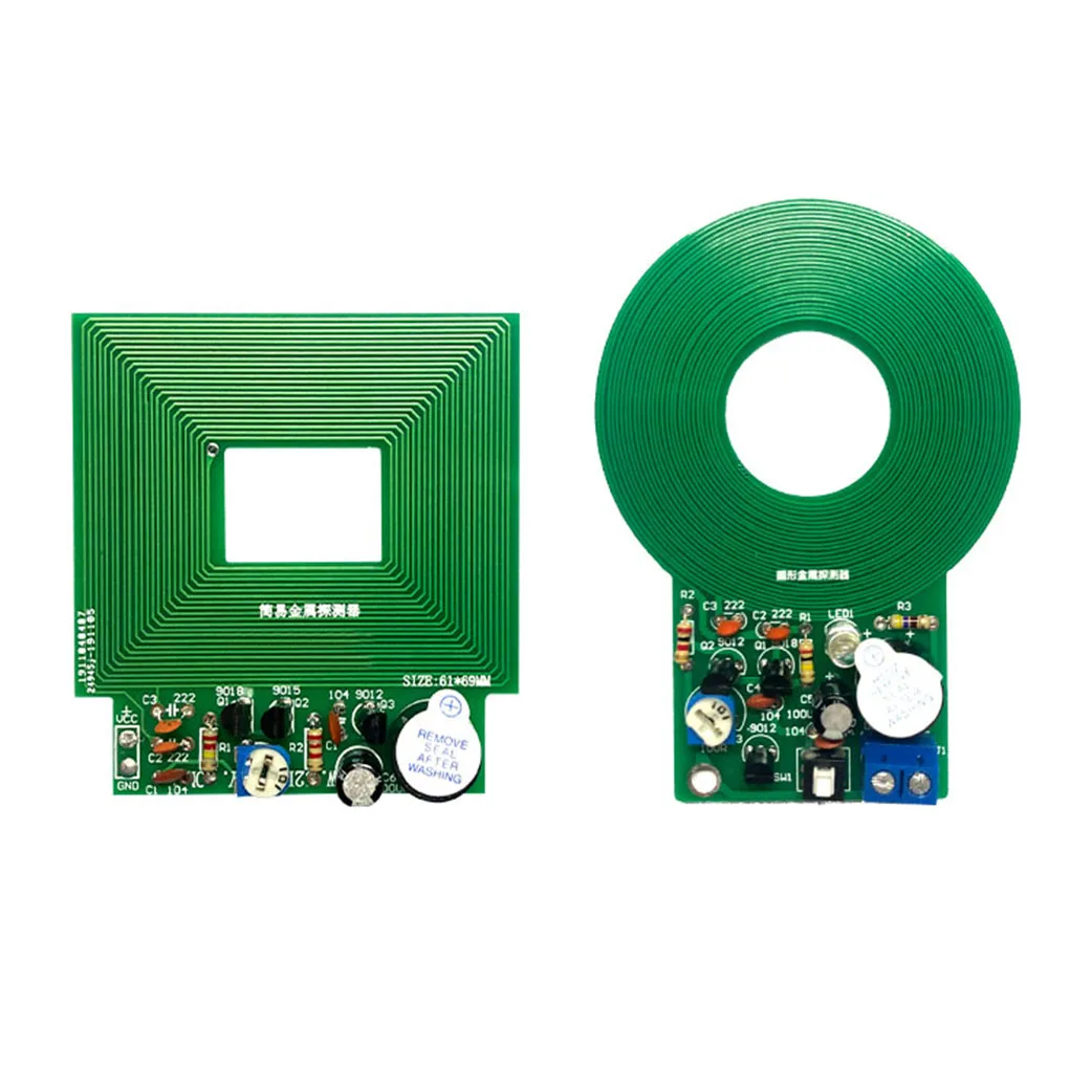 Taidacent Einfache 5CM Metall Detektor Test Kit DIY Solder Training Kit PCB Metall Detektor