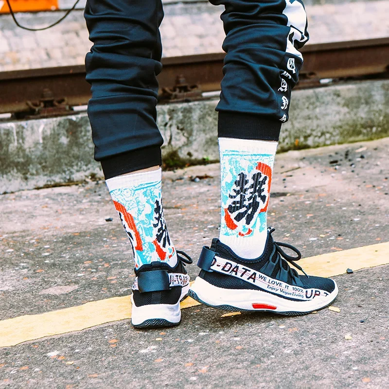 Men Sports Style Street Skateboards Crew Cactus Jack Hip Hop Harajuku Basketball Socks Women