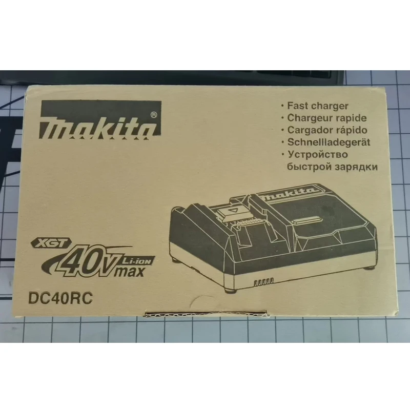 Imagem -05 - Makita-carregador Rápido Original Dc40rc 40vmax Xgt Tensão de Entrada 220v