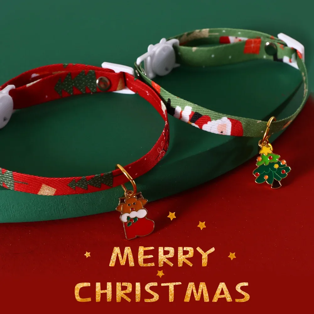 Christmas Bell Pendant Dog Cat Accessories Dog Cat Collar Toy Dog Costume Pet Furniture Cat Supplies Coleira Gato Pet