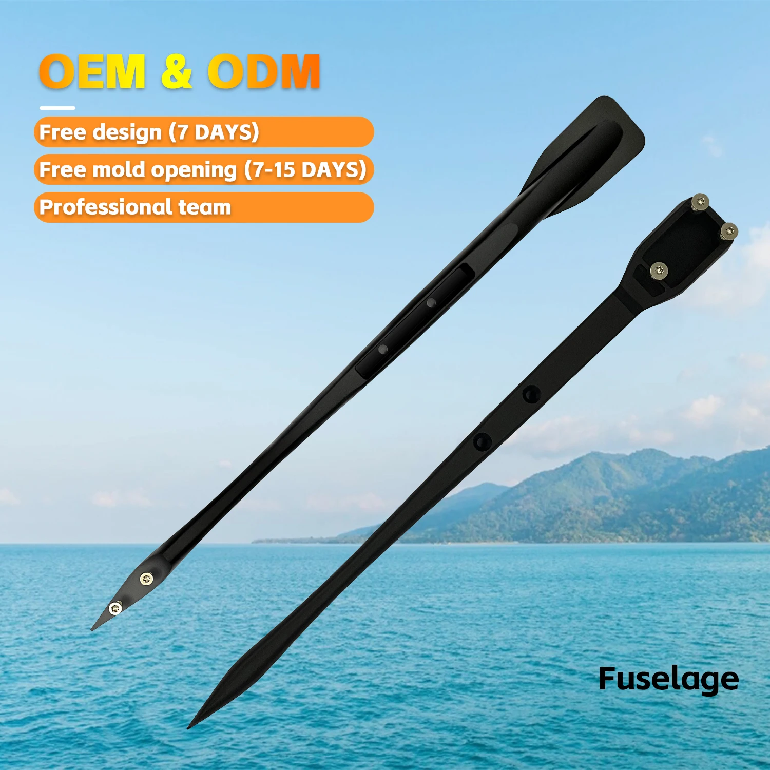 Axis Foils GY Universal Three-Hole Fuselage Matched Aluminum Carbon Mast Hydrofoil Surfing Waterplay Surfing Tools Accessories