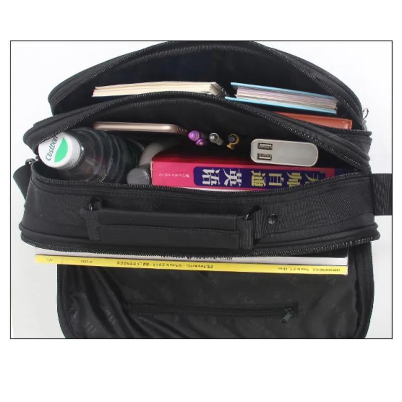 Su geçirmez siyah erkekler evrak yüksek kalite marka omuz çantaları kadınlar için omuz çantası erkekler Crossbody çanta Bolso Hombre 2024