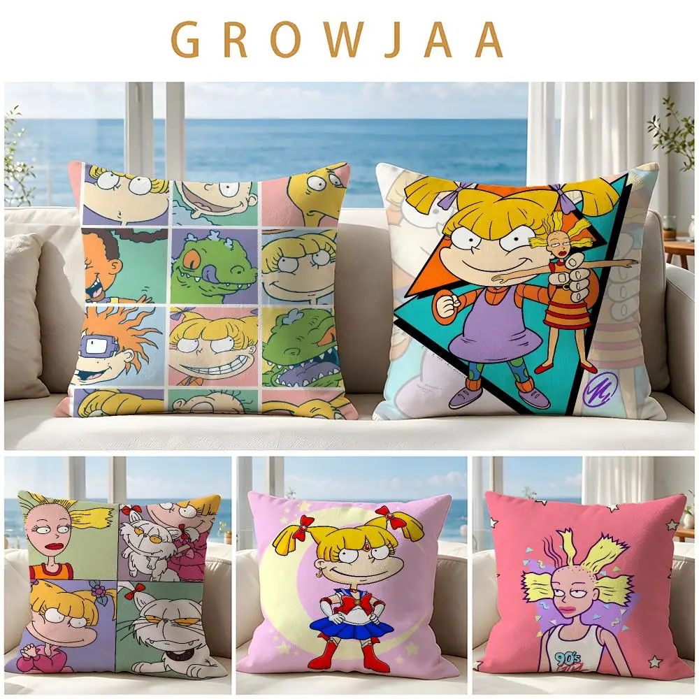Ip Rugrats Cushion Cover Throw Pillow Short Plush Fresh Natural Cushion for Living Room Sofa Ornament Present Gift