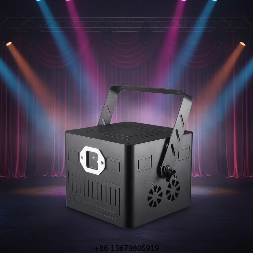 

Светодиодный прожектор QSE Lighting Romantic Wedding 5W RGB с полноцветной анимацией, линейной проекцией и сканированием для сцены
