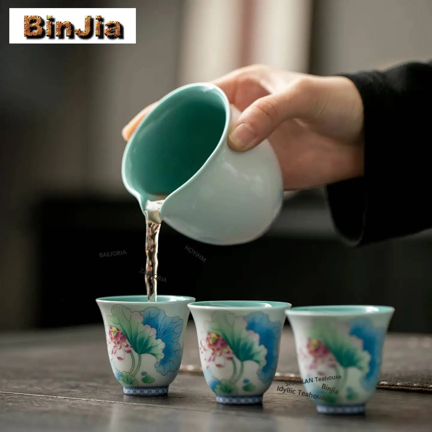 2pc/lot  Zen-inspired Lotus Teacup Antique Tea Bowl Sample Tea Cup Tea-tasting Personal Cup Chazhan Master Cups Household 60ml
