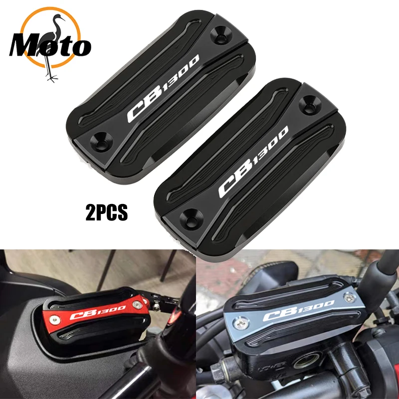 Novo Acessório CNC para Motocicleta HONDA CB 1300 SF/SP CB1300 Super Top Speed 2005-2024, Tampa do Reservatório de Fluido de Freio Dianteiro