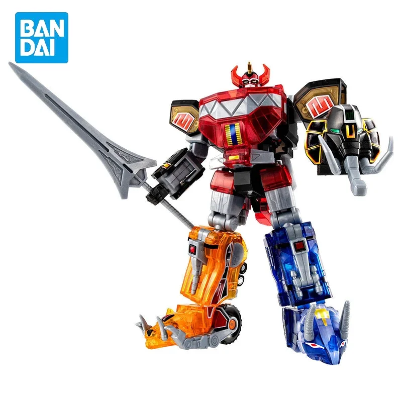 มีสินค้าในสต็อกของแท้ Bandai SMP daijushin สีใส ver. โมเดลฟิกเกอร์อนิเมะแอคชั่นไดโนเสาร์ Sentai Zyuranger