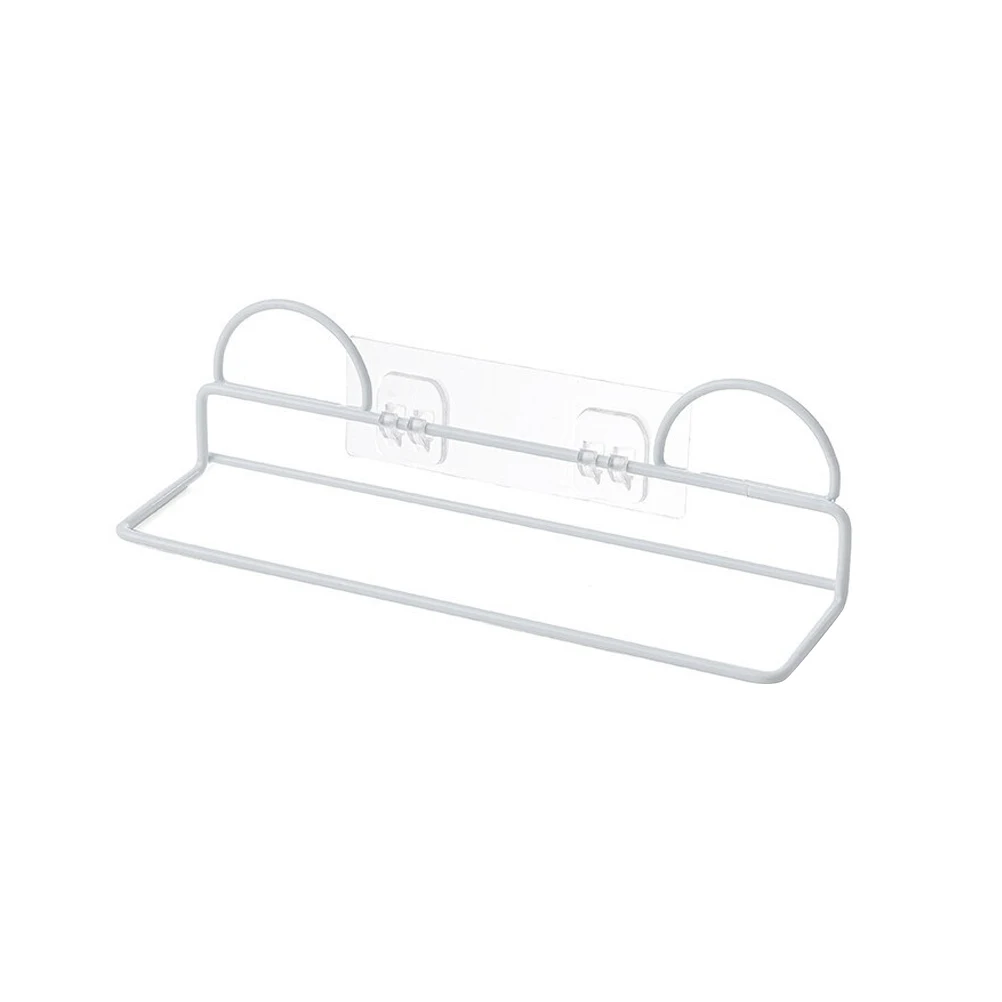 

Wall Mounted Shoe Rack Eco-friendly Single Layer Wrought Iron Sticky Holder Hanging
