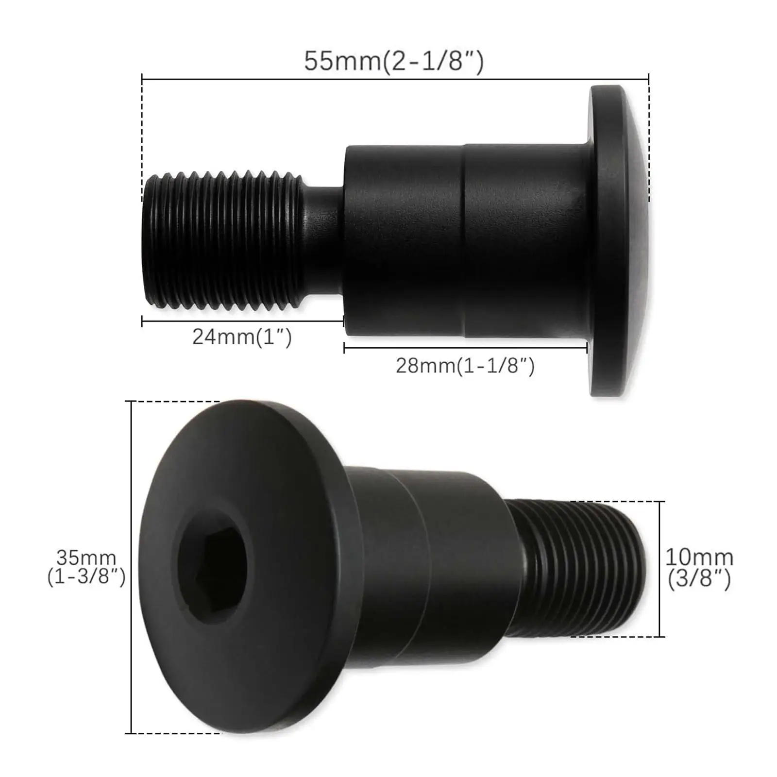 2x Handlebar Mirror Adapter Practical Easy to Use Sturdy Convenient Replacement for Yamaha MT125 FZ1 Smax Vstar950 Stryker