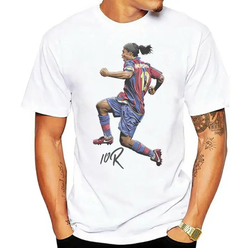 Ronaldinho Premium Quality Illustrated T-Shirt ''R10