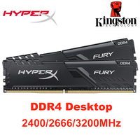 Kingston HyperX Fury DDR4 RAM 8GB 16GB 2400MHZ 2666MHz 3200MHz &Fruy Beast 3200MHz 8GB 16GB 32GBDIMM Memoria Desktop Memory