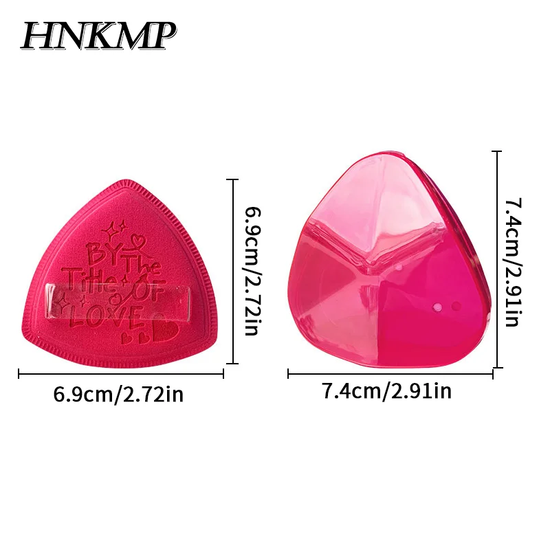 1 szt. Zestaw Puszków do Pudru Miękki Gruby Różowy Dwufunkcyjny Aplikatory do Podkładu na Mokro i Sucho Gąbka do Makijażu Przyjazne dla Skóry Narzędzia Kosmetyczne