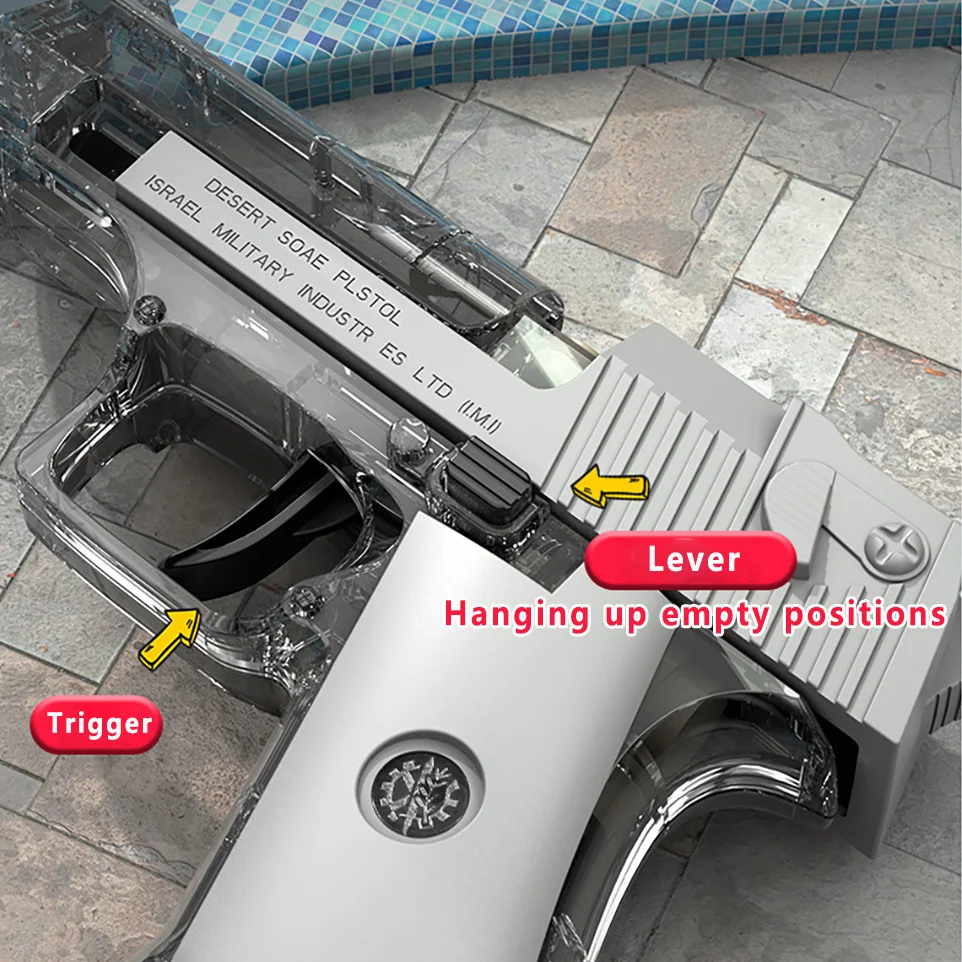 Water Gun Outdoor Shooting Fight Beach Large-capacity Swimming Pool Summer Toys  Simulated Pistol for Children Boys Gifts