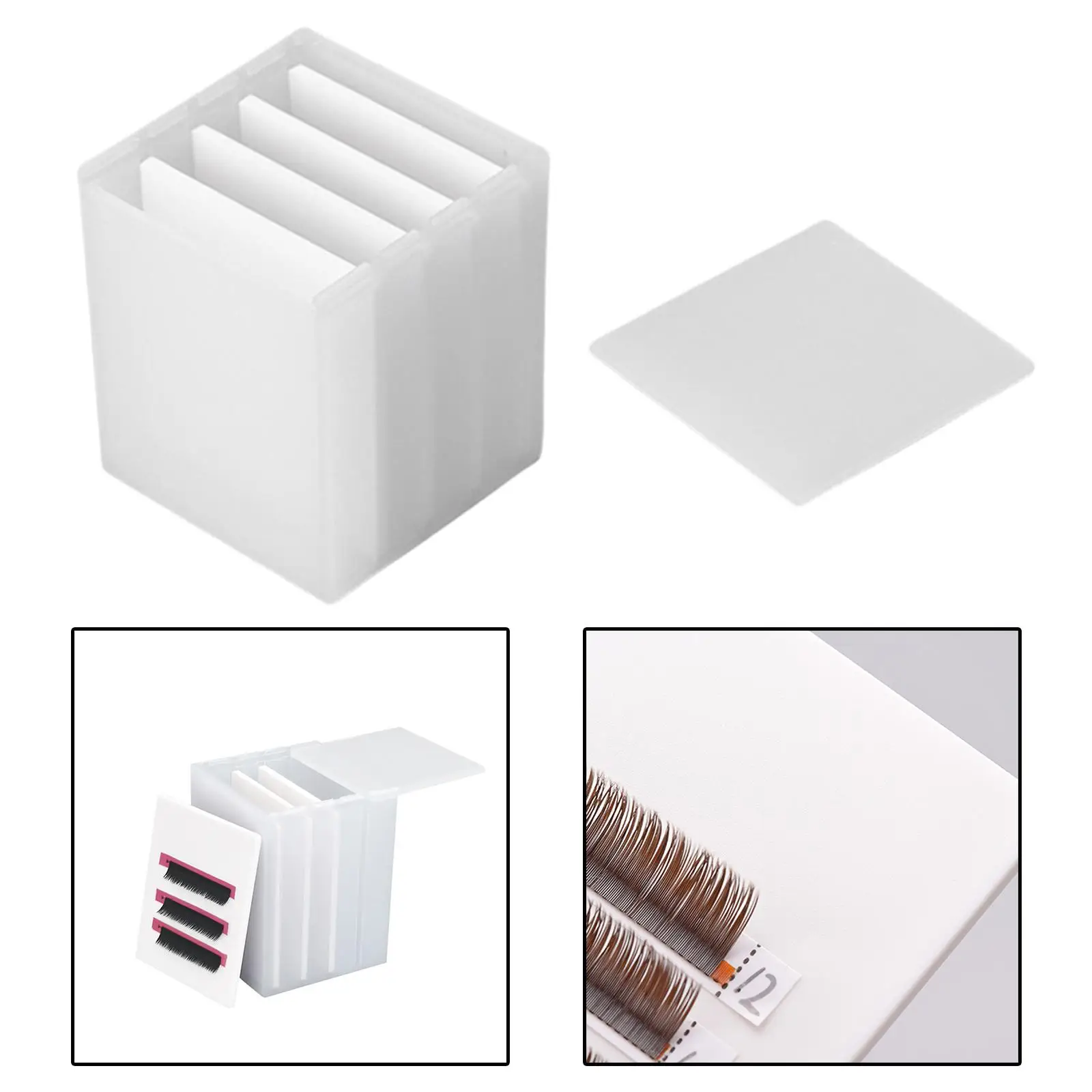 

Acrylic Storage Box Pallet False Holder Makeup Display for Grafting Travel Home
