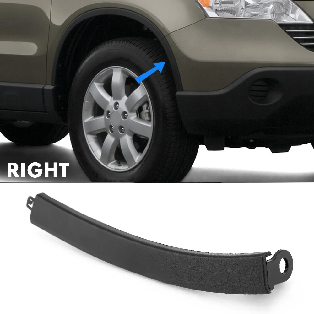 For Honda CRV Car Front Bumper Wheel Fender Lower Molding Trim ABS Black For CRV 2007-2011 Fender 71108-SWA-000 71103-SWA-000