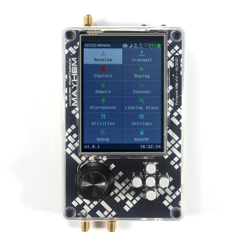 

Assembled NEW PortaPack H2M H2 Signature Edition + HackRF One R9 V1.9.1 SDR Radio MAX2839 10.00MHZ TCXO Analog GPS