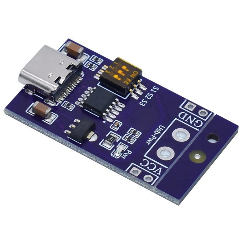 5X Type-C QC AFC PD2.0 PD3.0 To DC Spoof Scam Trigger Detector USB-PD Notebook Power Supply Change Board Module