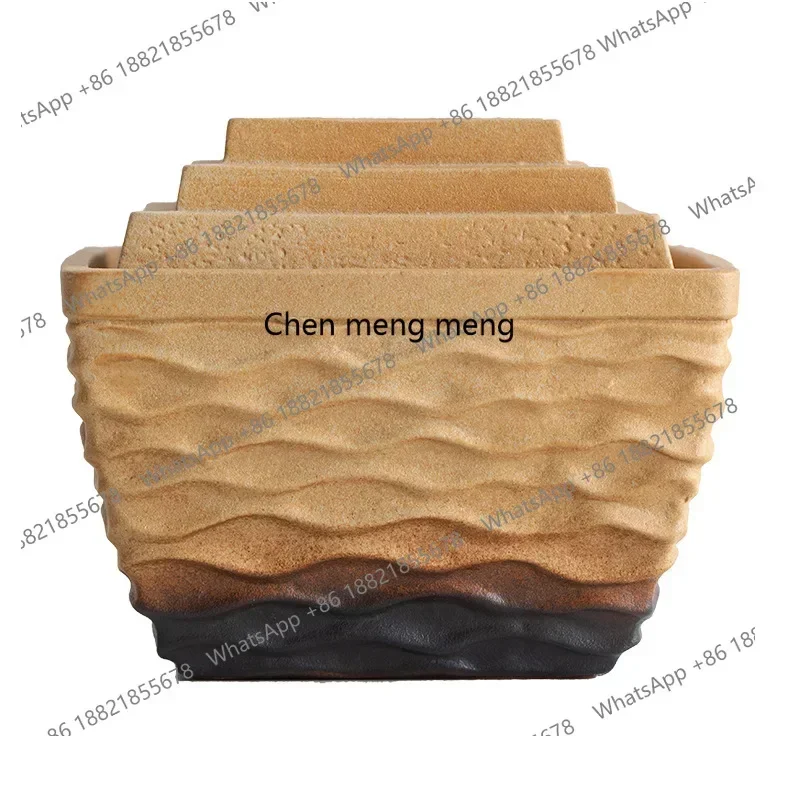 zA68Flow ornament circulating water opening simple fortune ceramic feng shui wheel fortune small fountain