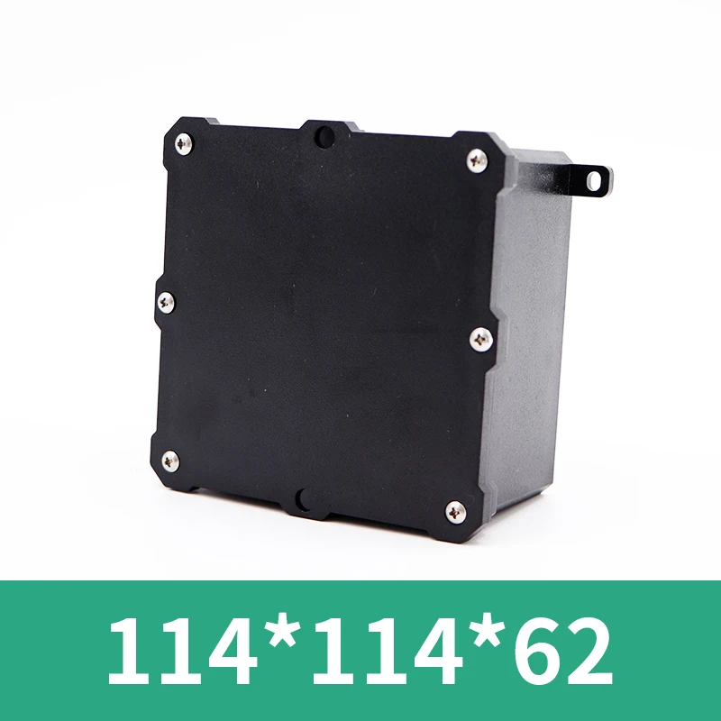 Plastic Waterdichte Boxpc Vlamvertragende Outdoor Waterdichte Aansluitdoos IP68Electrical Instrument Enclosuresealing Boxblack