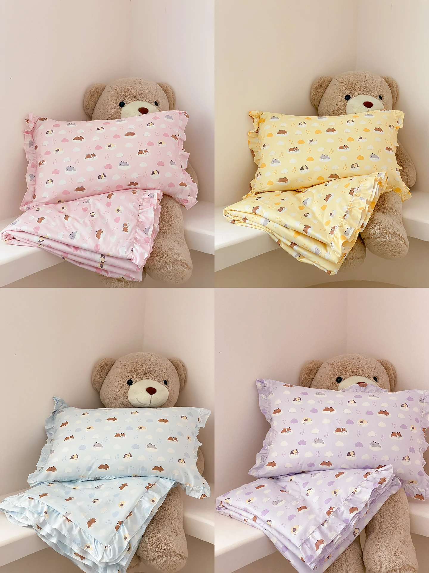 edredon-ligero-de-verano-con-aire-acondicionado-diseno-floral-timothee-team-little-rabbit-100-algodon-cuatro-colores