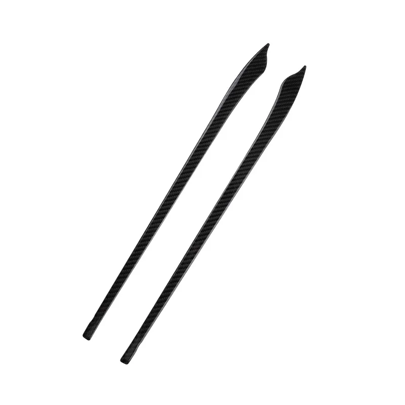 

For Jaguar 16-20F-PACE X761 Carbon Fiber Row Gear Left and Right Armrest Decorative Stickers, Car Interior Stickers