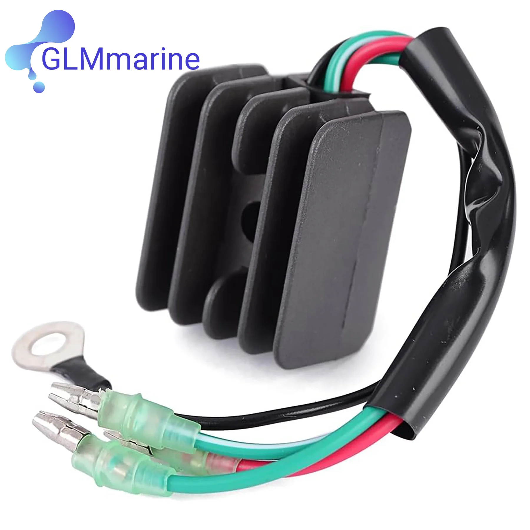 664-81970-60 Outboard Voltage Regulator Rectifier Fits for Yamaha 9.9 15 25 30 40 55 HP Marine Engines 664-81970-62 664-81970-61