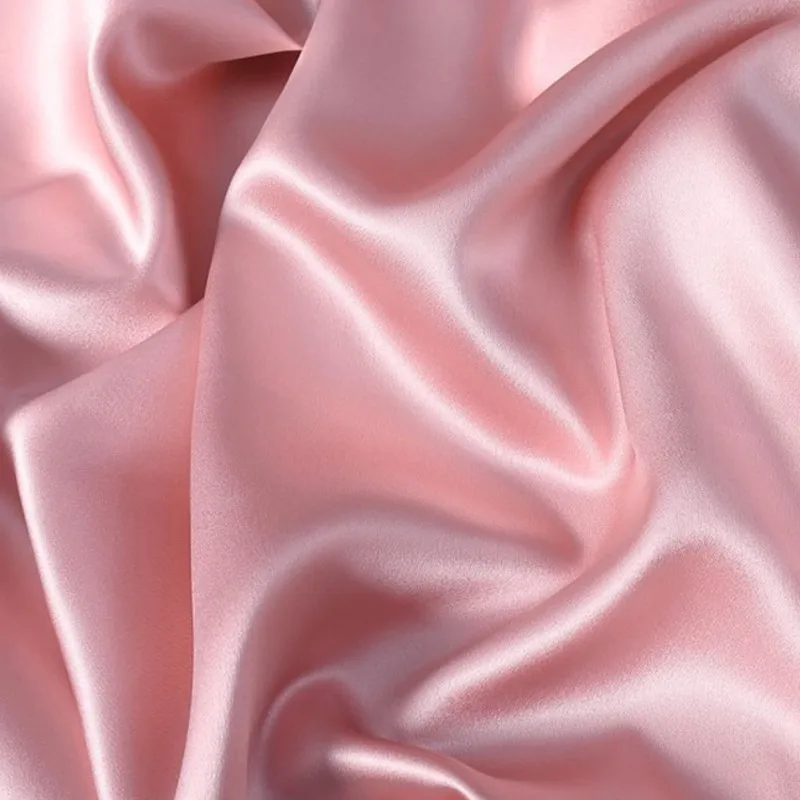 

Высококачественная плотная шелковая окрашенная ткань, креповый атлас, 30 мм, см, одежда, рубашка, белая