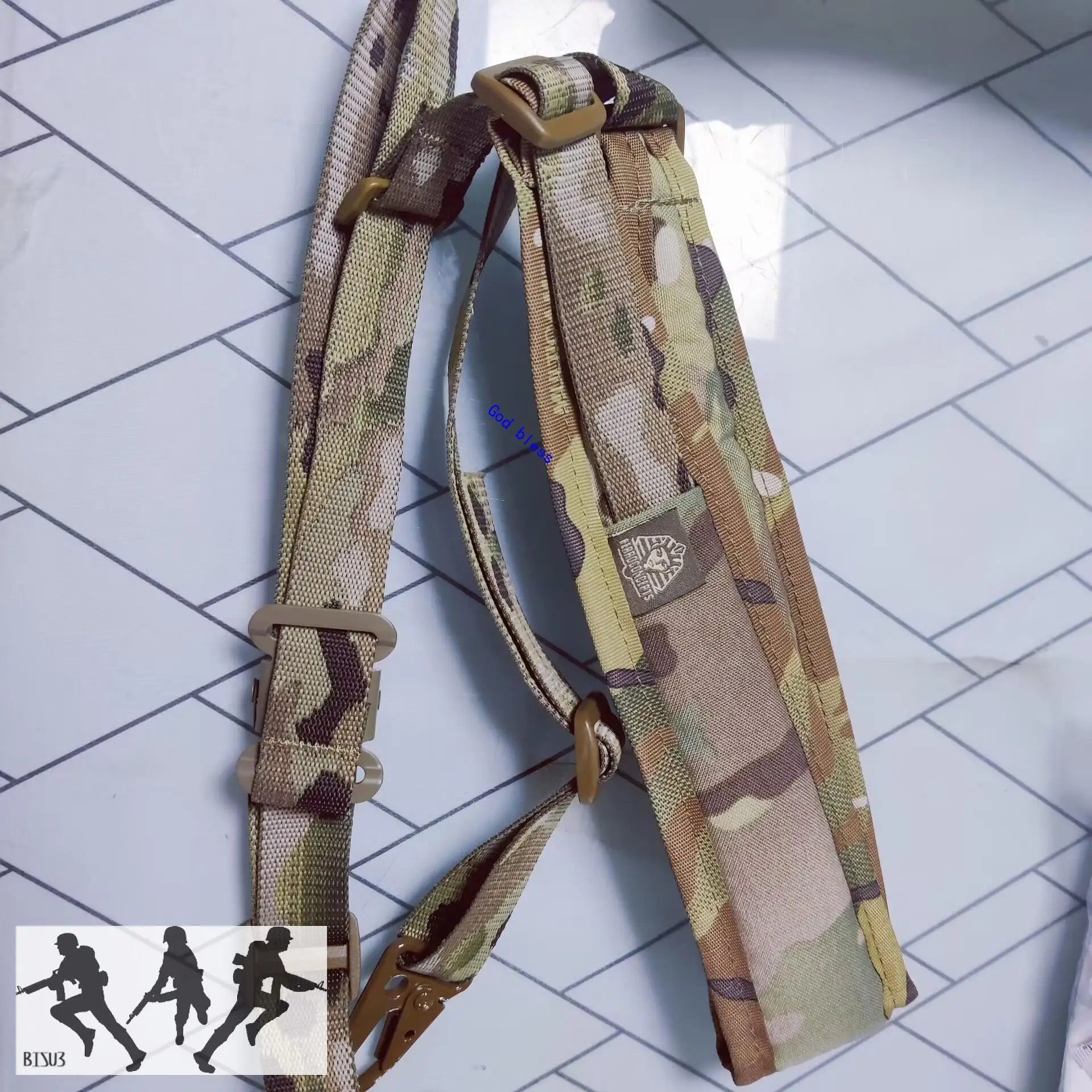 Outdoor Nylon Belt THE SLINGSTER Straps Braces Suspenders Sling Tactical Rope Adjustable Rifle Quick