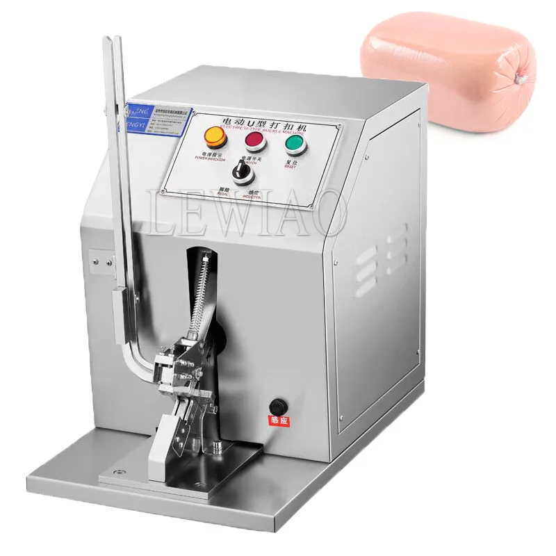 High Quality Automatic Sausage Dotter Clipper Bag Sealing Machine With U Type Buckle