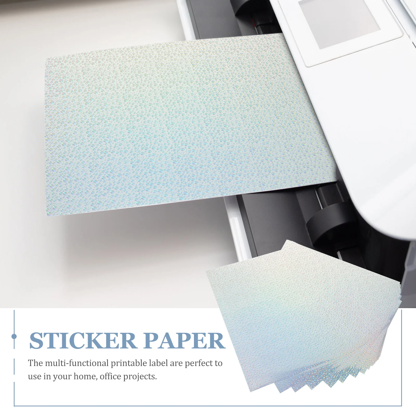 20 Sheets Printer Printable Sticker Label Stickers Blank Large Mailing Labels All Purpose Manual Or Printable Sticker Paper