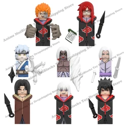 WM klocki WM6112 WM6113 KDL819 Karin Jyuugo Mitsuki Sasuke Itachi Suigetsu Kimimaro Anime klocki lalki Mini figurka Figura