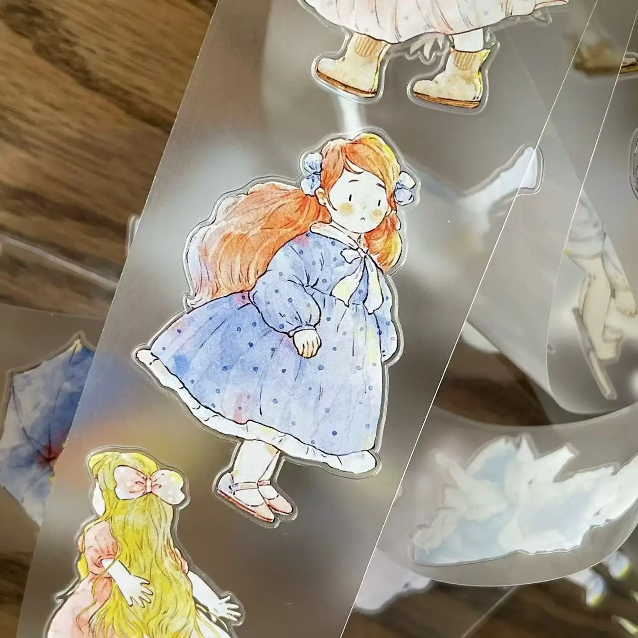 غابة فرس البحر المجلد.7 فتاة البراءة الطفولية A40 اشي شريط PET لصنع البطاقات لتقوم بها بنفسك سكرابوكينغ ملصق مزخرفة #3