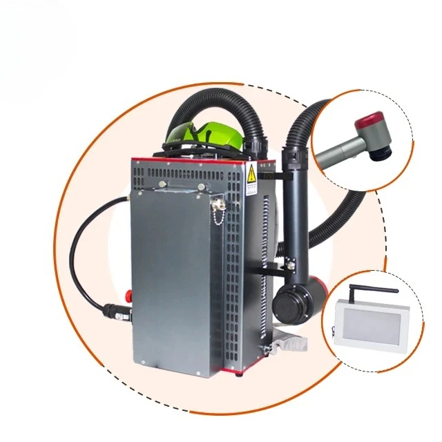 New Model Laser Cleaner for Cars Used for High Altitude Rust Removal 100w Pulsed Laser Cleaning Machine