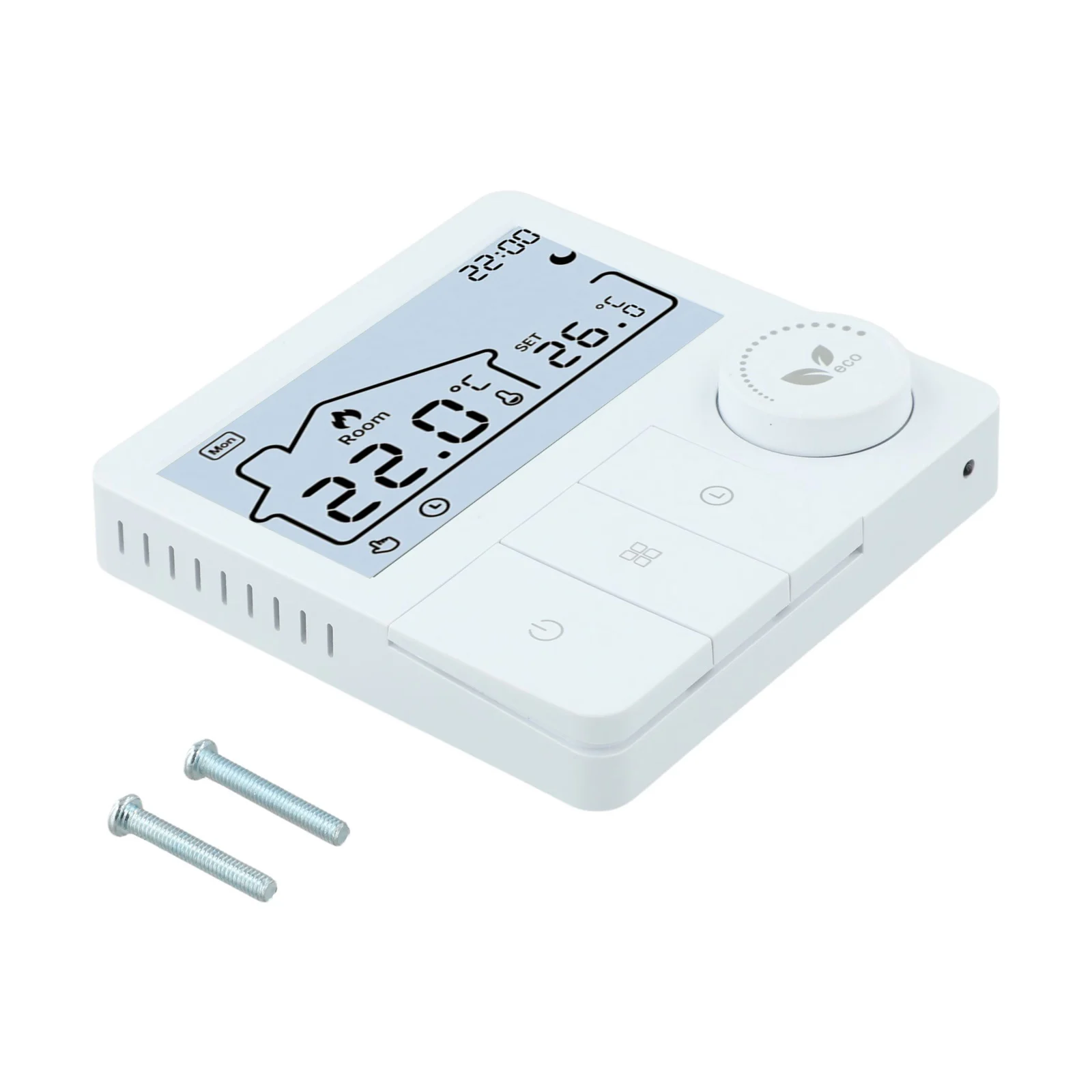WiFi Boiler Thermostat with Smart Temperature Regulation for Gas Boilers Supports Remote App and Voice Commands