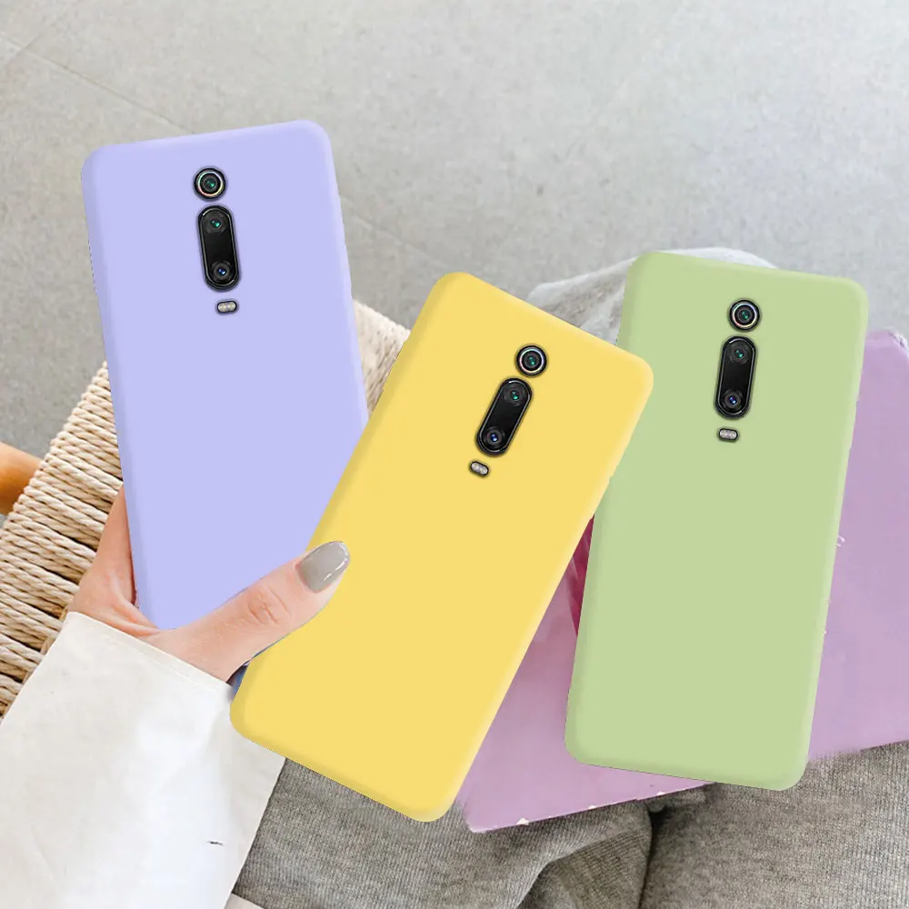 For Xiaomi Mi9T Pro Case Matte Silicone Back Cover For Xiaomi Mi 9T 9 T Phone Cases For Redmi K20 Pro Fundas Coque