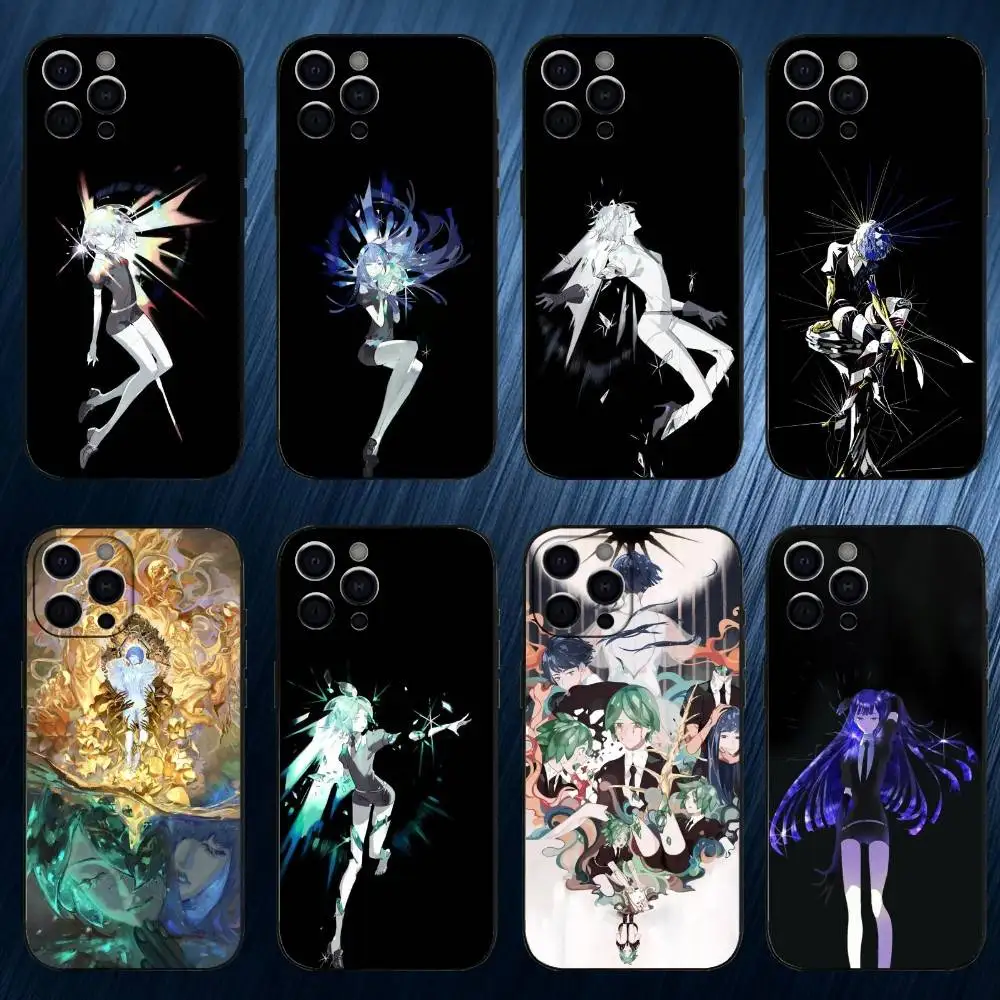 

Anime H-Houseki no Kuni Phone Case For iPhone 17,16,15,14,13,12,11 Plus,Pro Max,Soft Silicone Cover