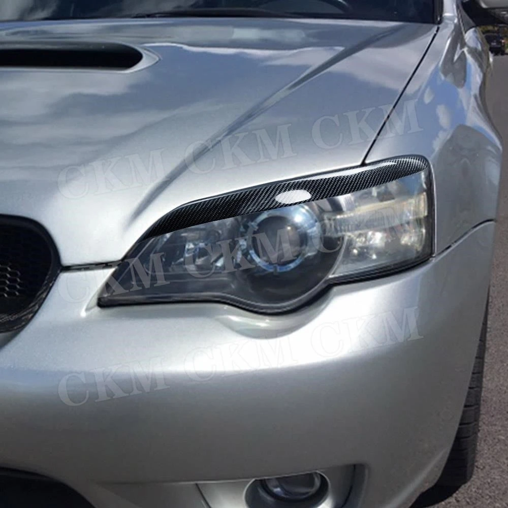

Автомобильный передний бампер из углеродного волокна, фары, накладка на брови, веко, наклейка, обвесы, аксессуары для Toyota Subaru 2006-2008