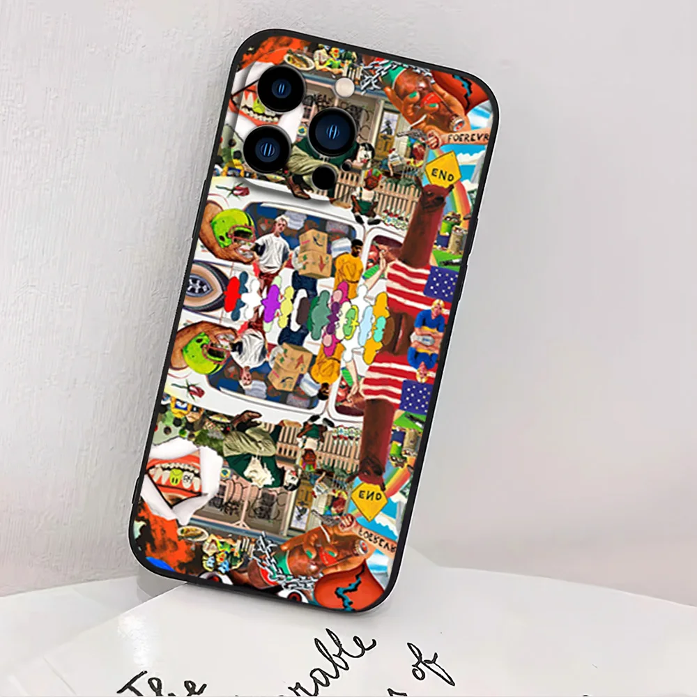 Hot Rap Group B-Brockhampton Band Saturation For iPhone 11 12 13 14 15 16 Pro Max Plus Black Soft Case Shell