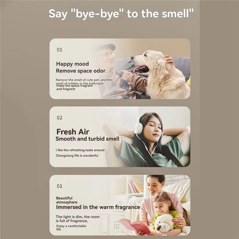 Efficient-Aromatherapy Diffusers 4 Mist Level Diffusers With Timing Auto-Off Home Nebulizer Air Freshener Diffuser A