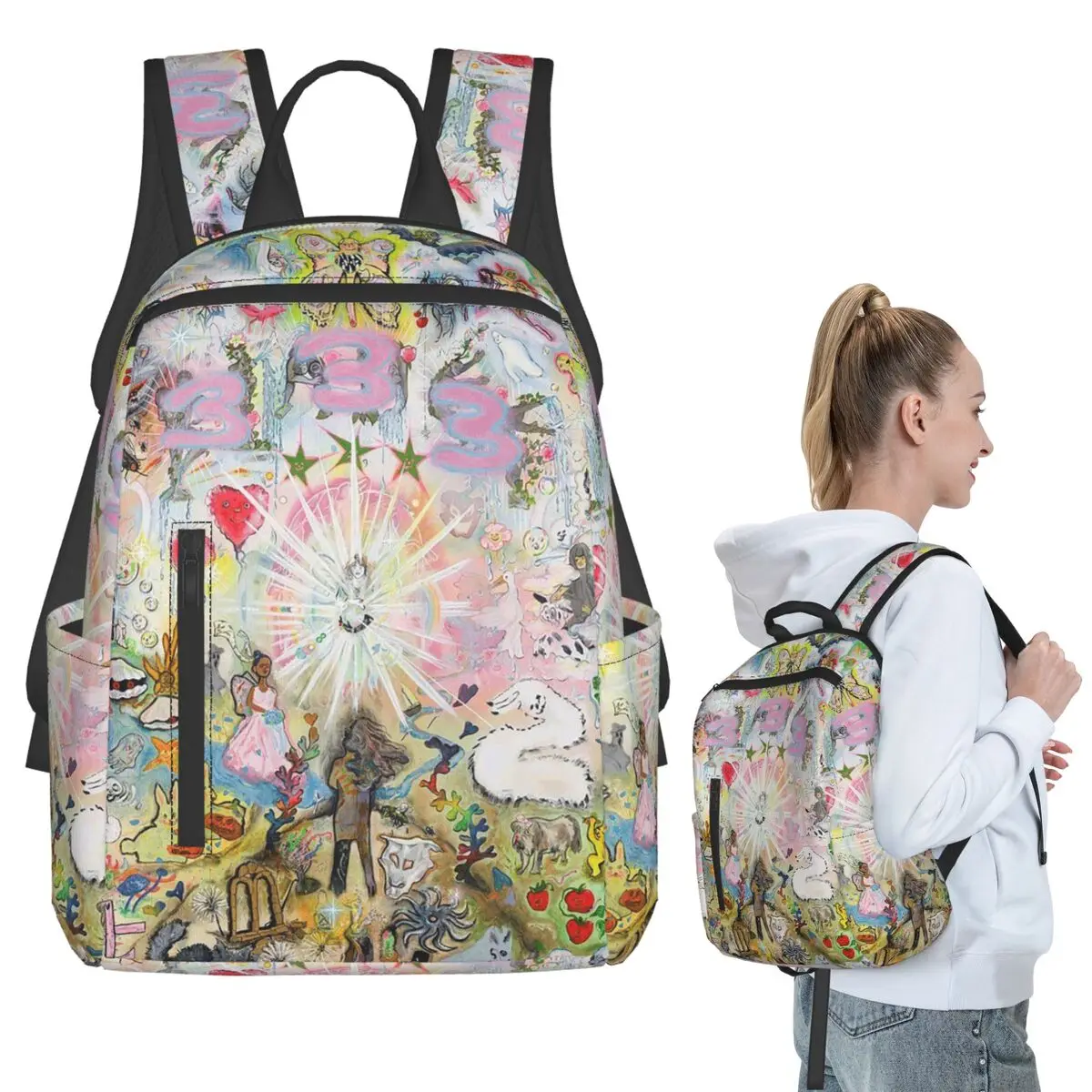 

Рюкзак с обложкой альбома 333 Bladee, школьная сумка для мальчиков и девочек, детская школьная сумка, сумки на плечо для компьютера для мужчин и женщин